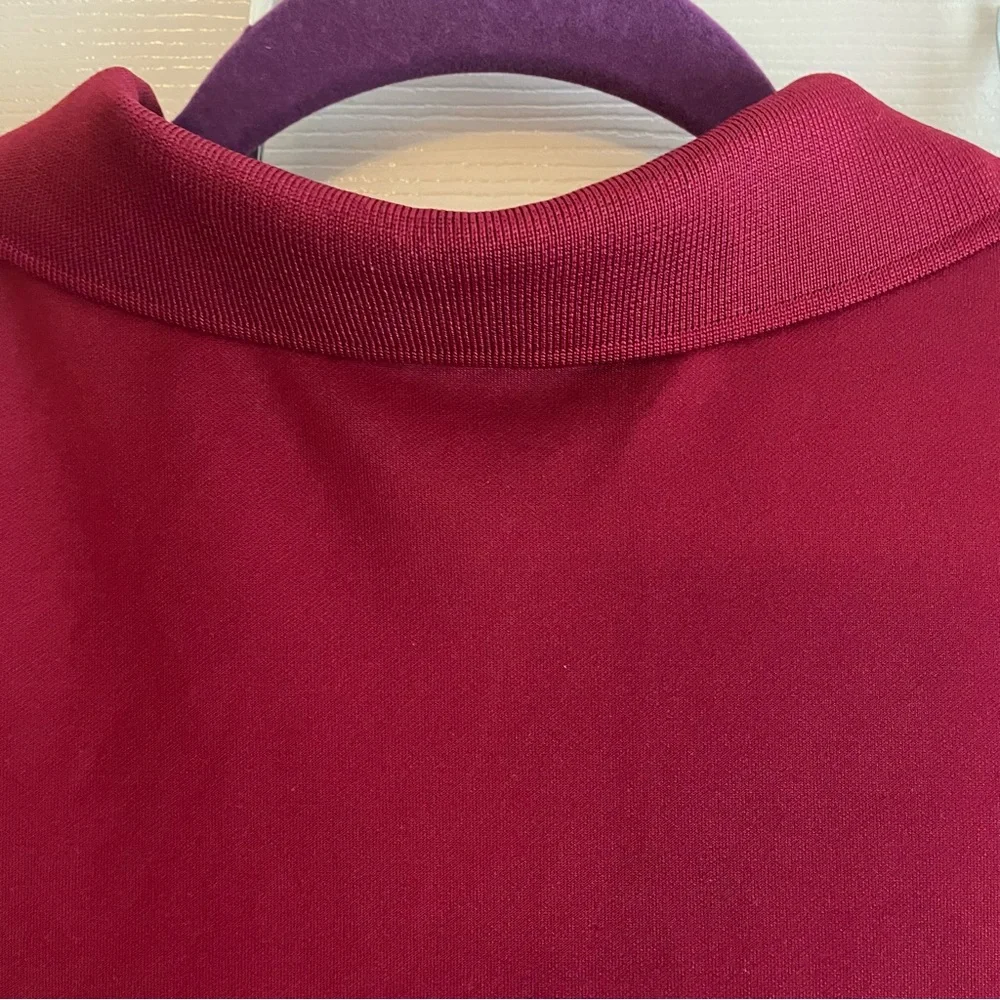 Adidas Large Red Classic Polo Shirt